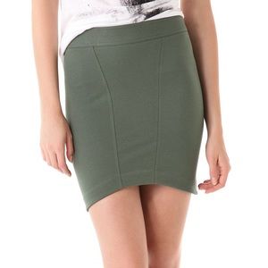 Helmut Lang cocoon seam skirt